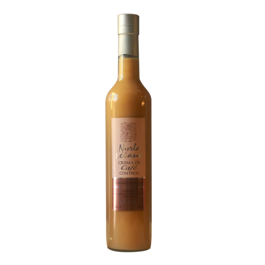 Botella de crema de Café con pisco de 500 ml