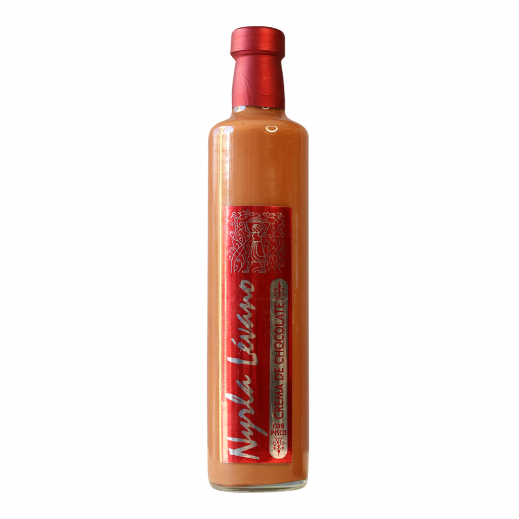 Botella de Crema de Chocolate con Pisco de 500ml