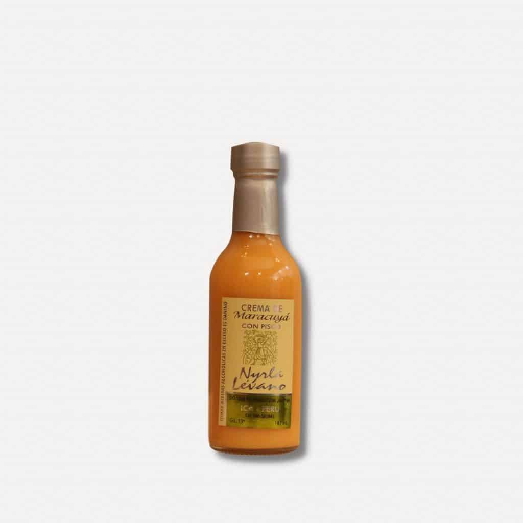 botella de crema de maracuyá de 187ml