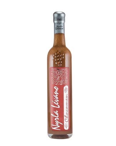 botella de crema de chocomenta con pisco de 500