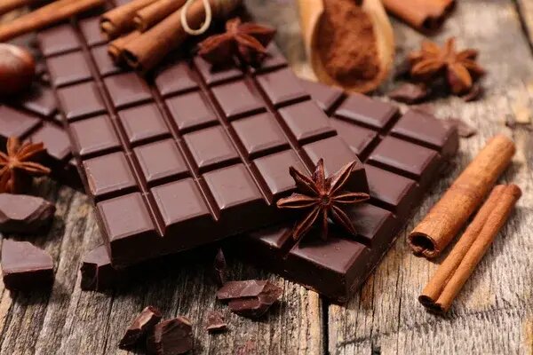 Pedazos de chocolate