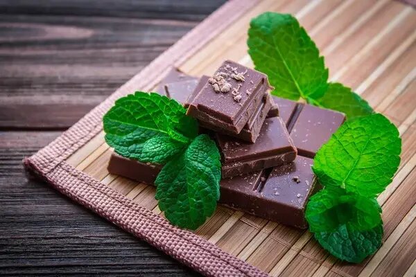 chocolate y menta
