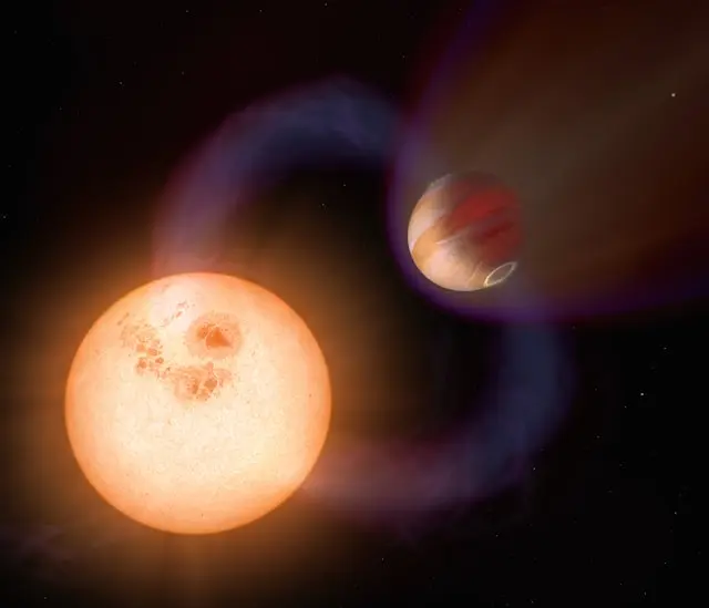 dos planetas en la vía lactea
