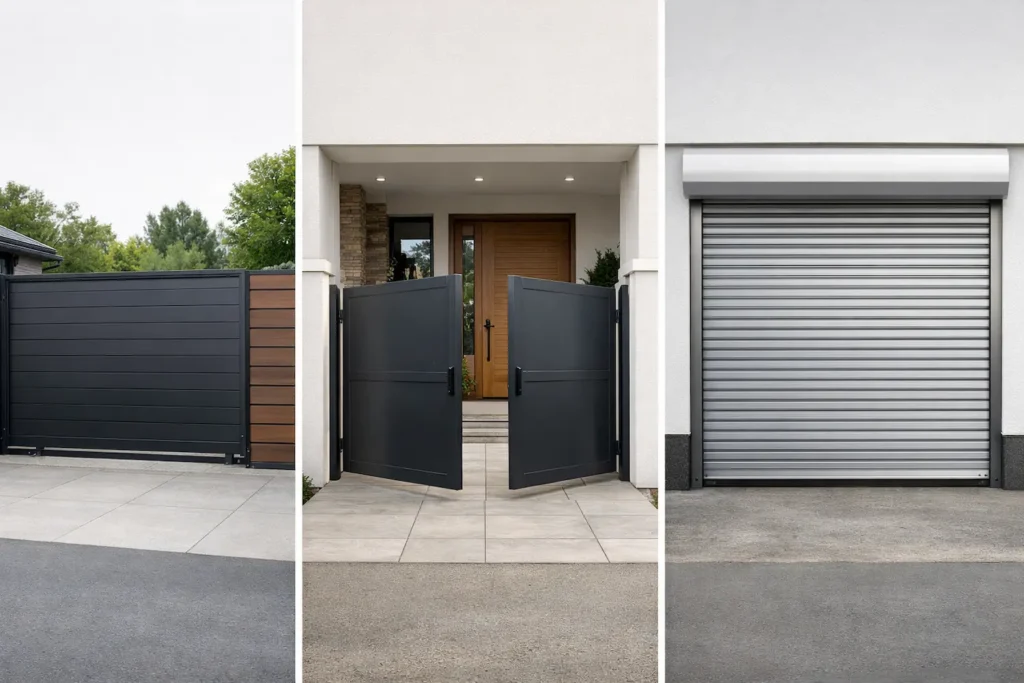 Types of security gates for residential and commercial properties